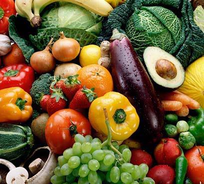 images of fruits and veggies. I feel amazing.